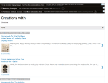 Tablet Screenshot of creationswithchristina.com